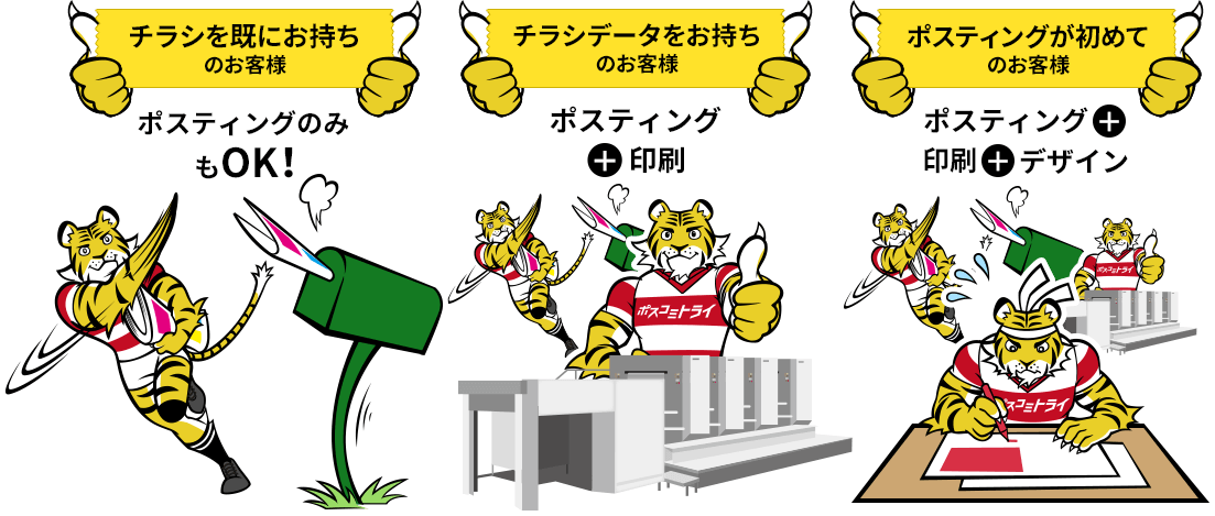 ポスティングも！印刷も！デザインも！